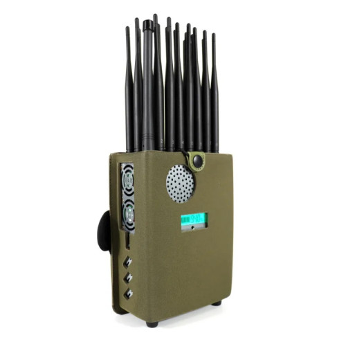 24 Antennas Portable Signal Jammer Blocker for GSM 3G LTE 4G 5g GPS WiFi Lojack RF Radio