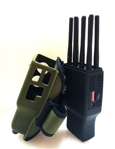 Nylon Case 8-Antennas Cellphone Jammer GPS WiFi Jammer Lojack Jammer
