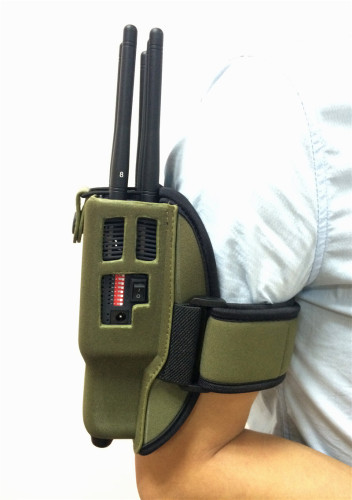 Nylon Case 8-Antennas Cellphone Jammer GPS WiFi Jammer Lojack Jammer