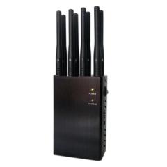 High Quality 8 Antennas Portable 4G Cellphone Jammer GPS/WIFI Jammer