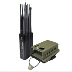 10-Antennas Portable LoJack GPS Wi-Fi Blocker Mobile Phone Jammer 7W Jamming Up to 20m