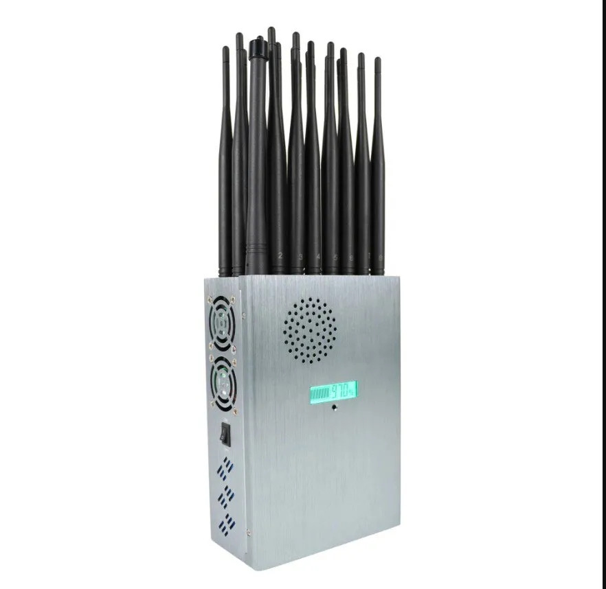 24 Antennas Portable Signal Jammer Blocker for GSM 3G LTE 4G 5g GPS WiFi Lojack RF Radio