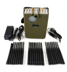 24 Antennas Portable Signal Jammer Blocker for GSM 3G LTE 4G 5g GPS WiFi Lojack RF Radio