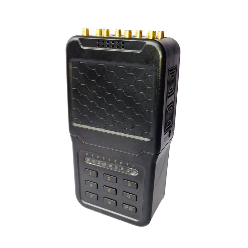 Portable 8 Antennas Cellular Phone Signal Jammer GPS Jammer WiFi Jammer Lojack Jammer