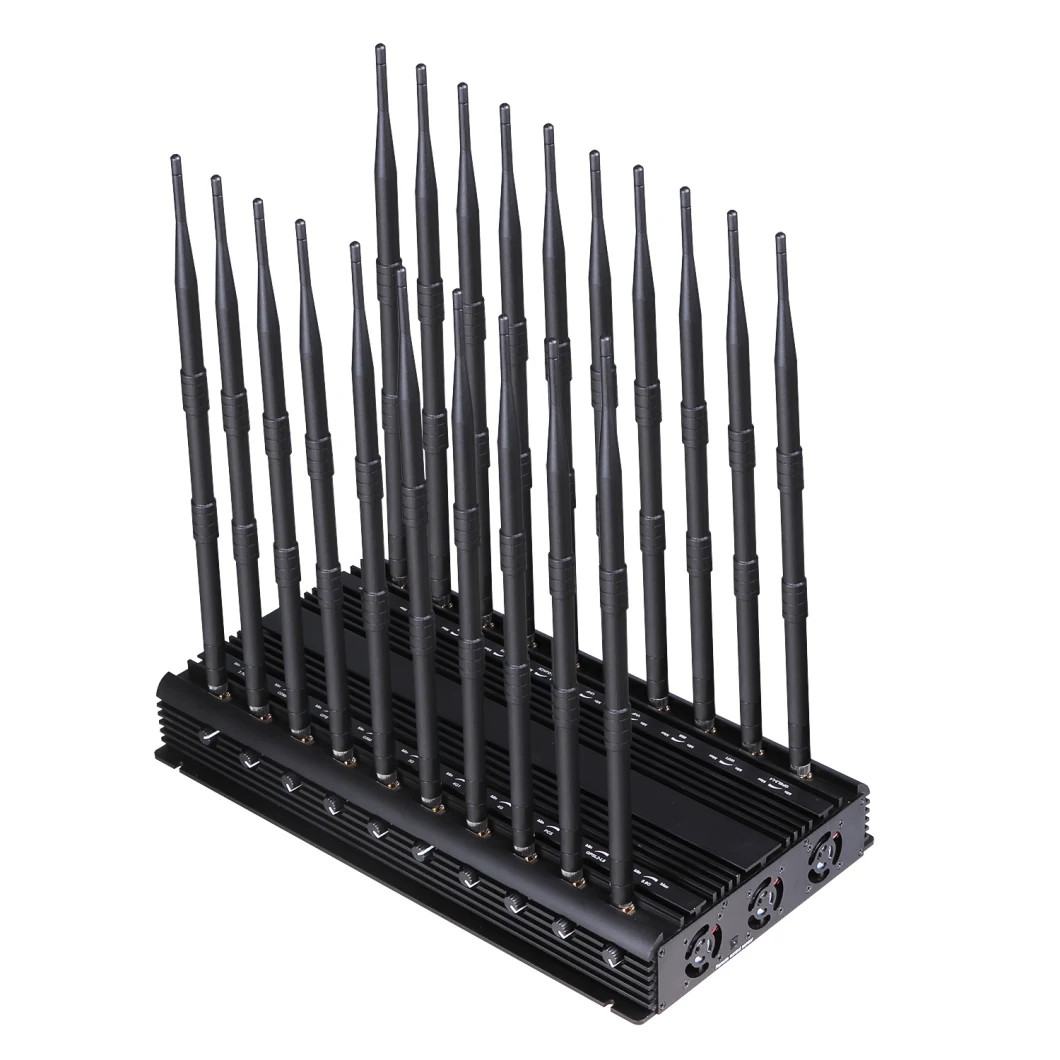 20 Antennas All-in-One 5G Cell Phone Signal Jammer/WIFI GPS VHF UHF Blocker