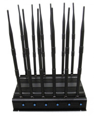 12 Antennas Desktop Cell Phone Signal Jammer 2g 3G 4G 5g wifi gps jammer