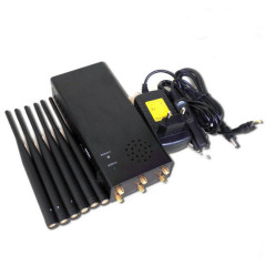 Powerful 6 Antennas GSM 3G/4G Cellphone Signal Jammer GPS Lojack WiFi Jammer