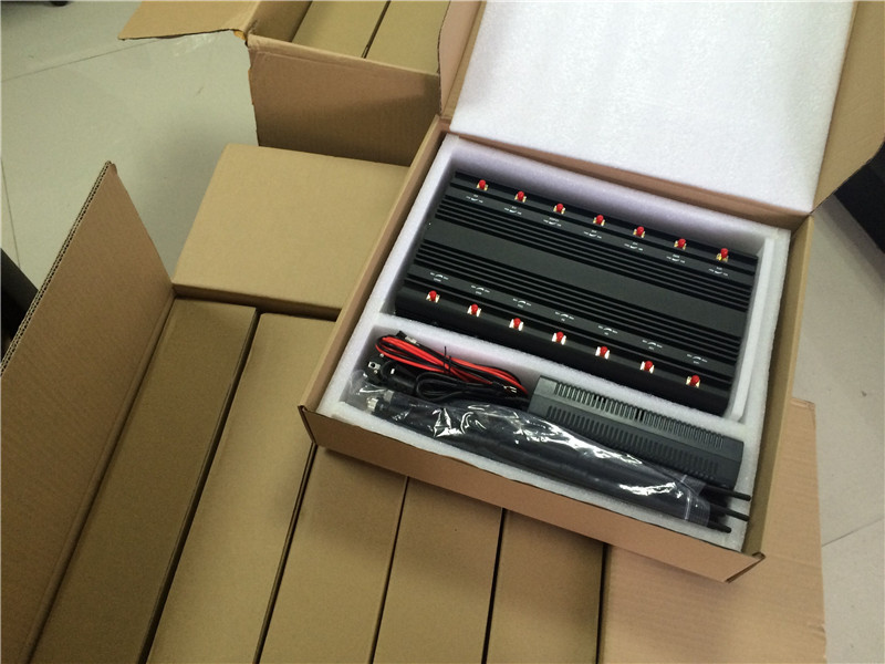 16 Channels All in One Desktop Cellphone WiFi GPS RF Signal Jammer