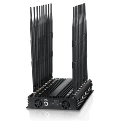 18 Antennas Full Bands Adjustable Powerful GPS WiFi 3G 4G 5G All Cell Phone Signal Jammer
