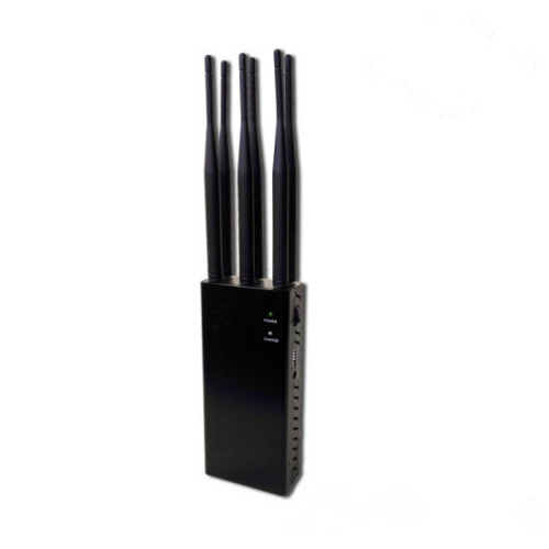 Powerful 6 Antennas GSM 3G/4G Cellphone Signal Jammer GPS Lojack WiFi Jammer