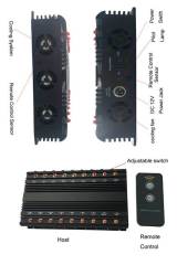 18 Antennas Full Bands Adjustable Powerful GPS WiFi 3G 4G 5G All Cell Phone Signal Jammer