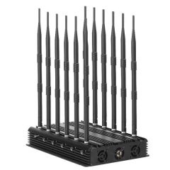 12 Antennas Desktop Cell Phone Signal Jammer 2g 3G 4G 5g wifi gps jammer