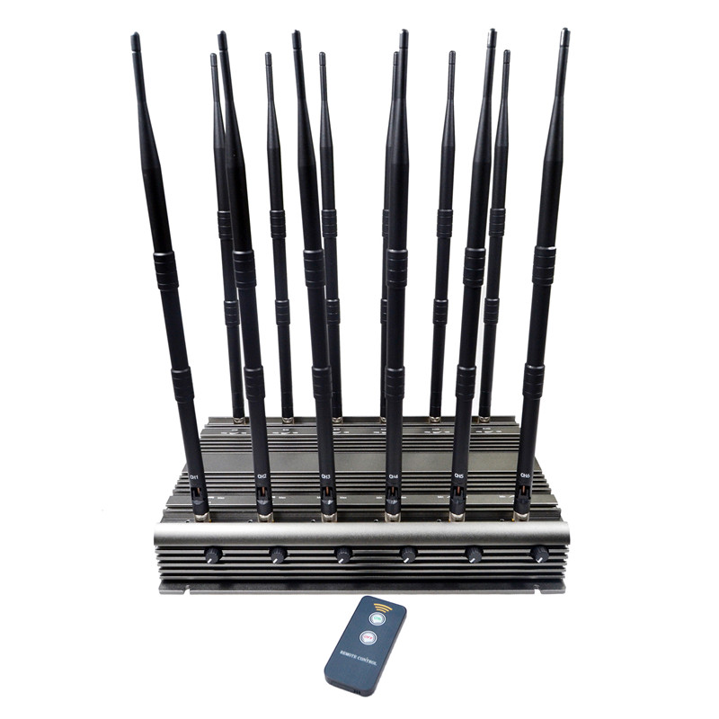 New Powerful 5G Cellphone WiFi GPS Lojack UHF VHF Signal Jammer