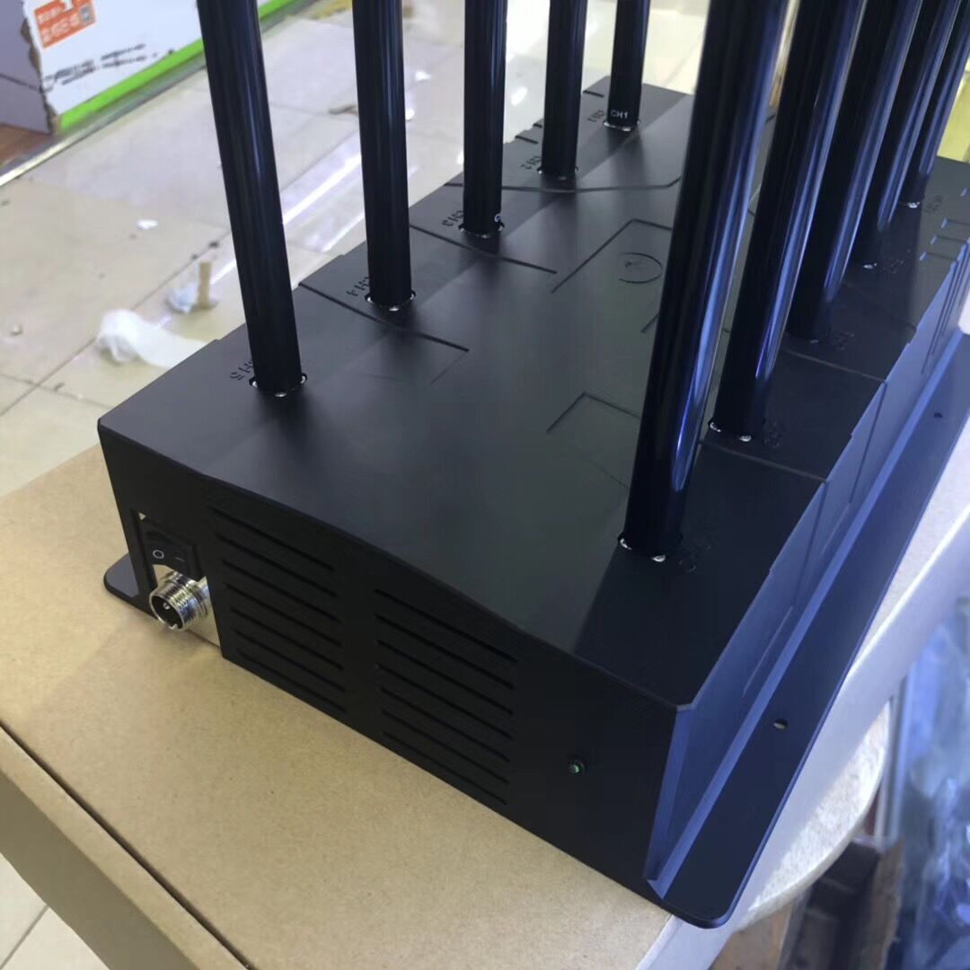 10-Antennas High Power 100Watt Cellphone Signal 2/3/4/5G Jammer