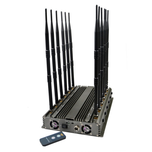 New Powerful 5G Cellphone WiFi GPS Lojack UHF VHF Signal Jammer