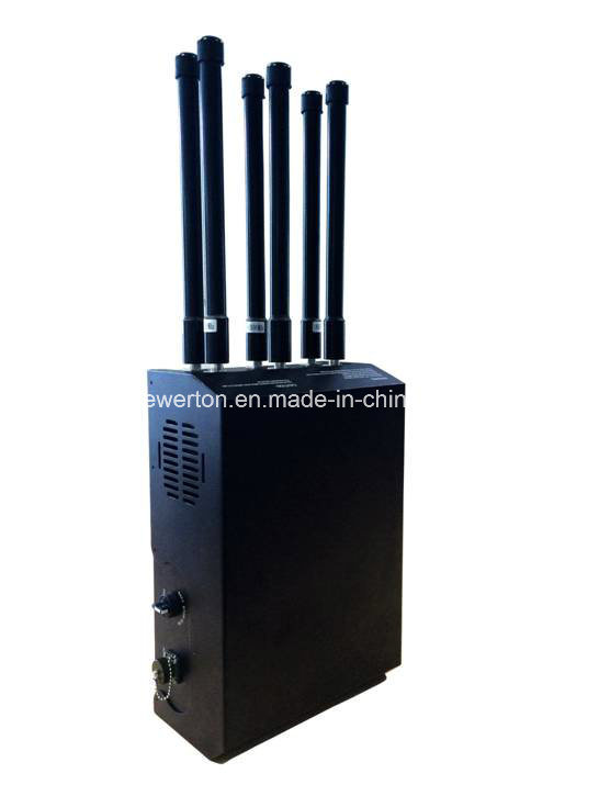 High Power 6-Bands Prison Jammer/ Portable Backpack VIP Jammer /Military Anti-Bomb Jammer