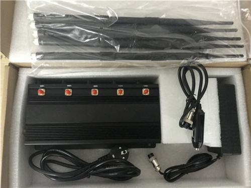 Desktop 2.4G 5.2G 5.8G WiFi Signal Jammer Blocker