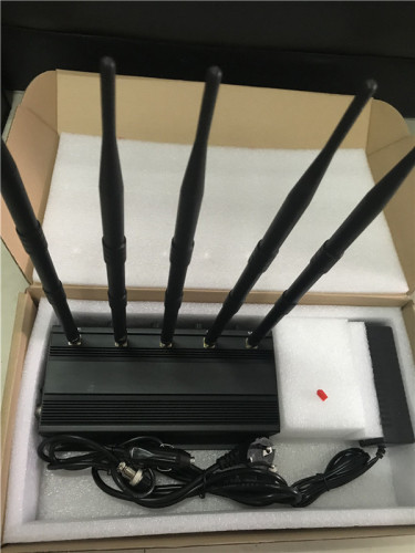 Desktop 2.4G 5.2G 5.8G WiFi Signal Jammer Blocker