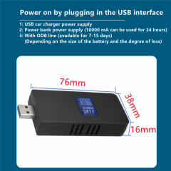 4-Bands Mini USB Flash Disk GPS Jammer for Car GPS/Lbs GSM Map