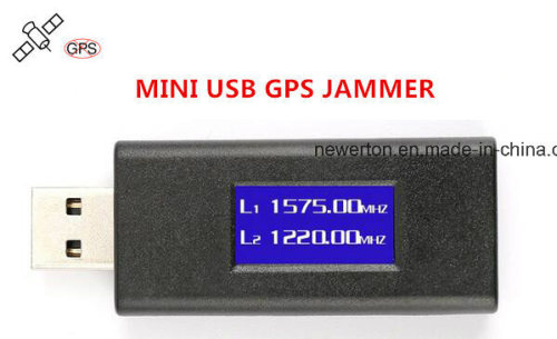 Mini Anti-Tracking Hidden LED Screen U-Disk GPS Jammer Blocker