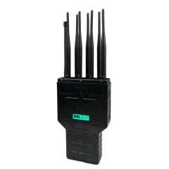 High Power 16W Portable 8 Antennas 2G/3G/4G Mobile Phone Signal Jammer Wifi GPS Jammer