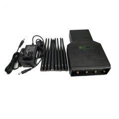 High Power 16W Portable 8 Antennas 2G/3G/4G Mobile Phone Signal Jammer Wifi GPS Jammer