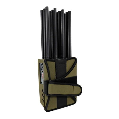 New High Power Handheld 12 Antennas 5G Cellphone Signal Jammer