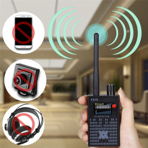 G318 RF Professional Digital Super Signal Bug Detector Anti-Spy Camera Anti-Eavesdropping/Tracker