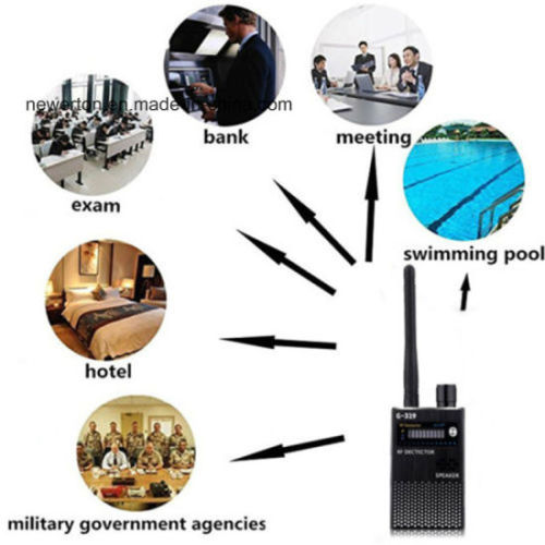 G319 Anti-Spy GPS RF Mobile Phone Signal Detector Device Camera tracker Finder 2g 3G 4G 5G Detector