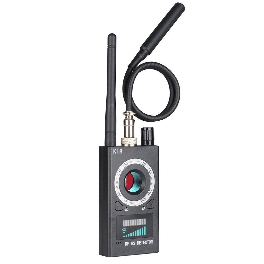 K18 Anti-Spy GPS Signal Lens RF Tracker Hidden Camera GSM SPY Bug Detector