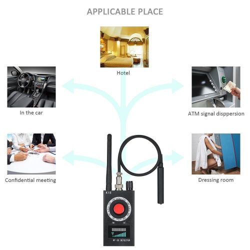 K18 Anti-Spy GPS Signal Lens RF Tracker Hidden Camera GSM SPY Bug Detector