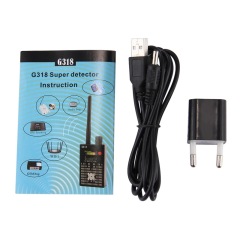 G318 RF Professional Digital Super Signal Bug Detector Anti-Spy Camera Anti-Eavesdropping/Tracker