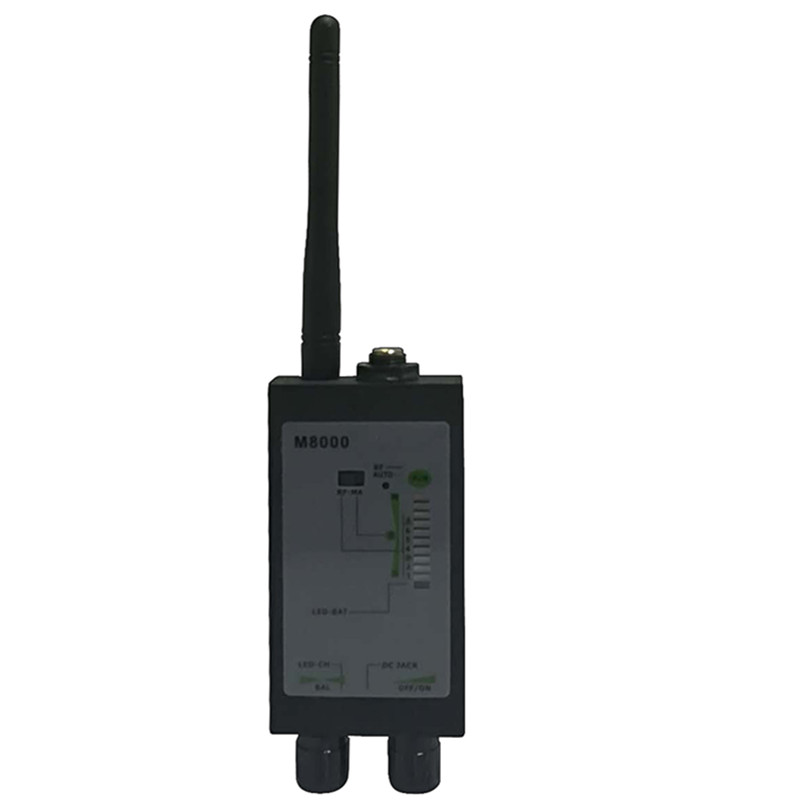 1MHz-12gh Radio Anti-Spy Detector Fbi GSM RF Signal Auto Tracker Detectors GPS Tracker Finder M8000