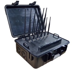 2023 New Suitcase 12 Antennas VIP Jammer/4G 5G Cellphone Jammer GPS WIFI LOJACK Jammer