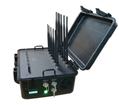 2023 New Suitcase 12 Antennas VIP Jammer/4G 5G Cellphone Jammer GPS WIFI LOJACK Jammer