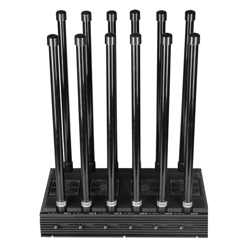 310W High Power Desktop 12 Antennas GSM 3G 4G 5G Cell Phone WiFi GPS RF 315/433/868MHz Signal Blocker Jammer