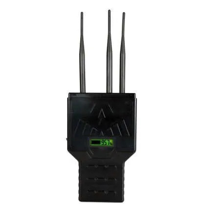 3-Antennas Handheld High Power 2.4G/5G WiFi Bluetooth Signal Jammer