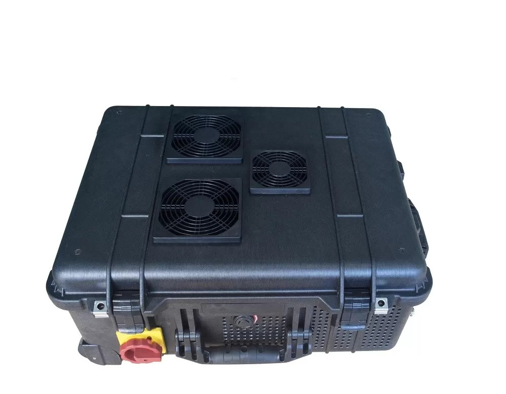 High Power 8 Bands 240Watts Draw Bar Box Mobile Phone GSM 3G4G5G Signal Jammer up to 200 meters