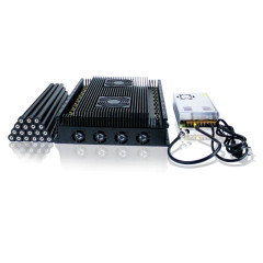 High Power 18 Antennas GSM 3G 4G 5G Moblie Phone Signal Jammer 6-10W/Band with 6-7dBi Omni-Directional Antennas