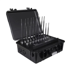 High Power 158Watts Suitcase VIP Signal Jammer For Blocking GSM 3G 4G 5G Mobile Phone WIFI All GPSL1-L5 Lojack Up to 100m