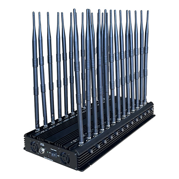 New 26 Antennas Table FM Radio Wi-Fi 6E GSM GPS Lojack Lora UHF VHF 3G 4G 5G Cell Phone Signal Jammer