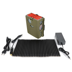 New Handheld 32 Bands FM Radio Wi-Fi 7&6E Wi-Fi2.4G Wi-Fi5G GPS LOJACK LORA UHF VHF 433 315 868 CDMA GSM 3G 4G 5G Cell Phone Signal Jammer