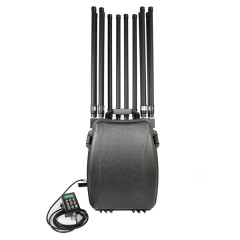 360 Watts Backpack Mobile Phone WIFI GPS Signal Jammer With 12 Bands of 100-6000MHz