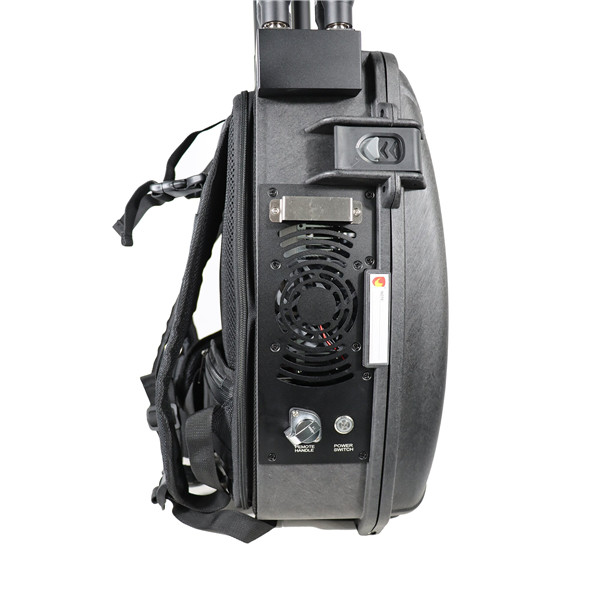 360 Watts Backpack Mobile Phone WIFI GPS Signal Jammer With 12 Bands of 100-6000MHz