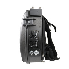 360 Watts Backpack Mobile Phone WIFI GPS Signal Jammer With 12 Bands of 100-6000MHz