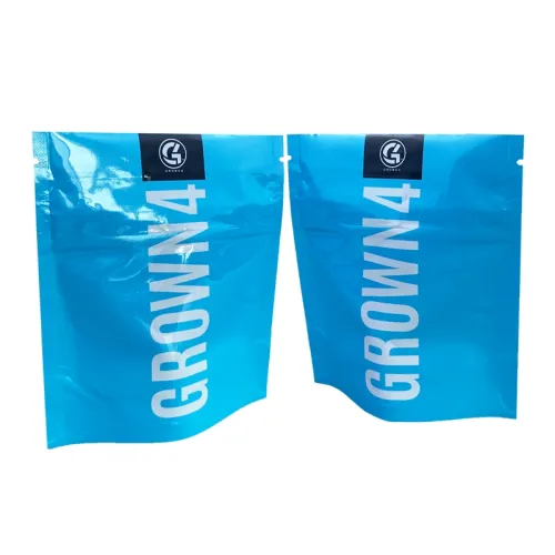 Glossy child resistant reclosable bags with ziplock window