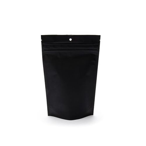 Matte black childproof mylar bags wholesale weeds herbs baggies