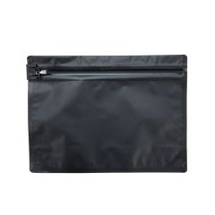 Matte black childproof mylar bags wholesale weeds herbs baggies