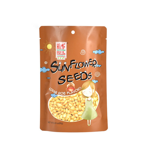 Matte stand-up barrier pouches custom snack packaging bags