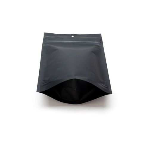 Matte black childproof mylar bags wholesale weeds herbs baggies